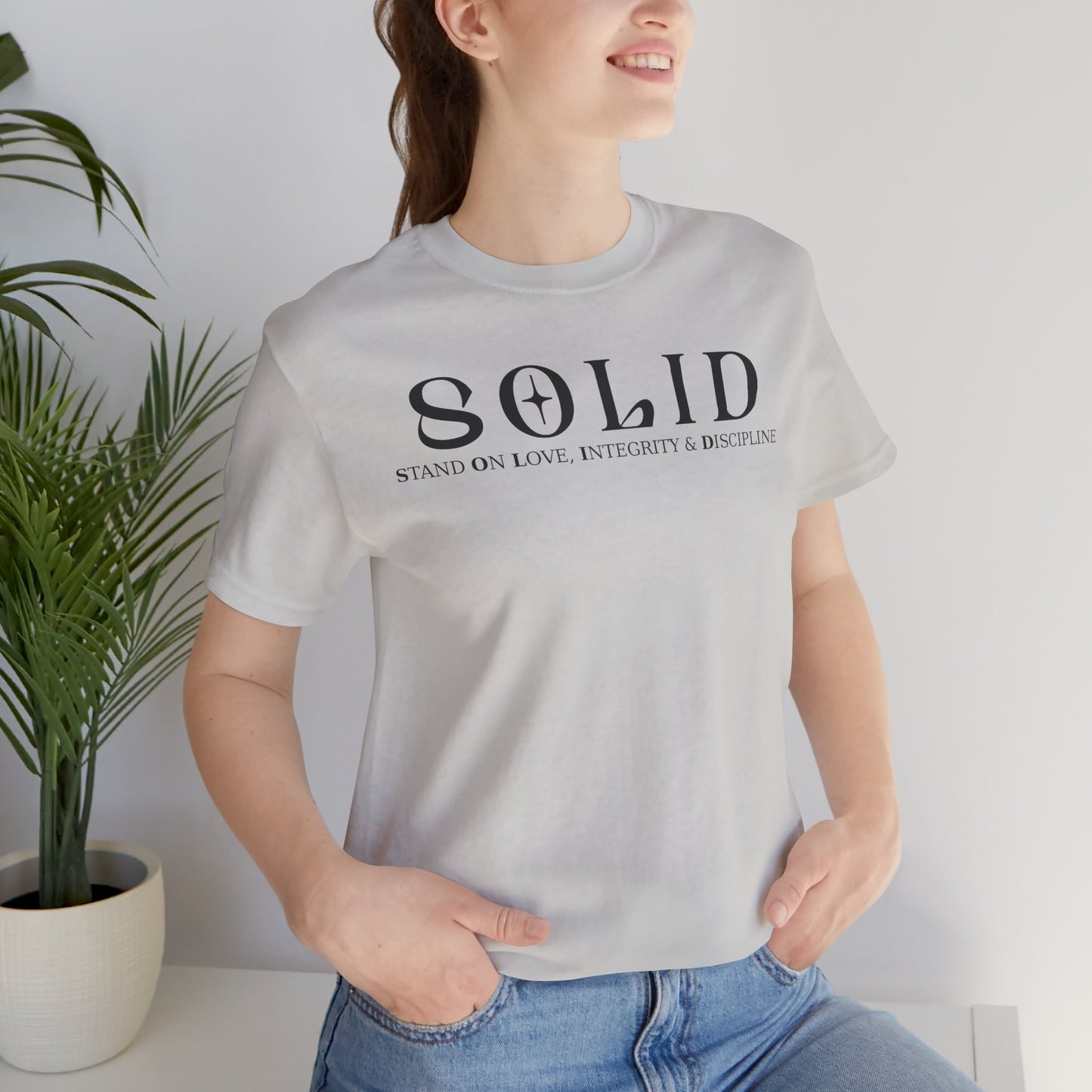 Solid Integrity Unisex Jersey Tee