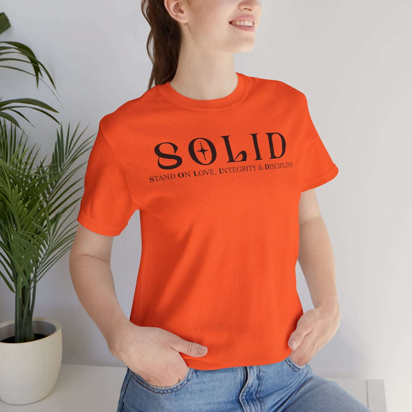 Solid Integrity Unisex Jersey Tee